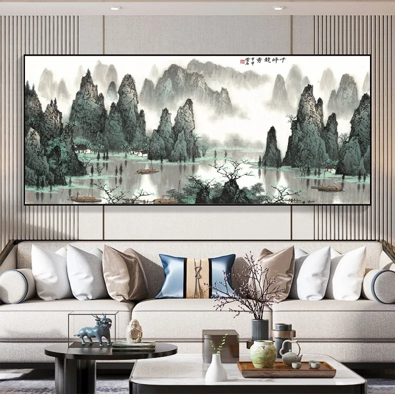 Snow White Stone Thousand Peaks Scenery landscape painting, Print Art Canvas Poster, For Living Room Decor, Home Wall Picture
Snow White Stone Thousand Peaks Scenery landscape painting, Print Art Canvas Poster, For Living Room Decor, Home Wall Picture