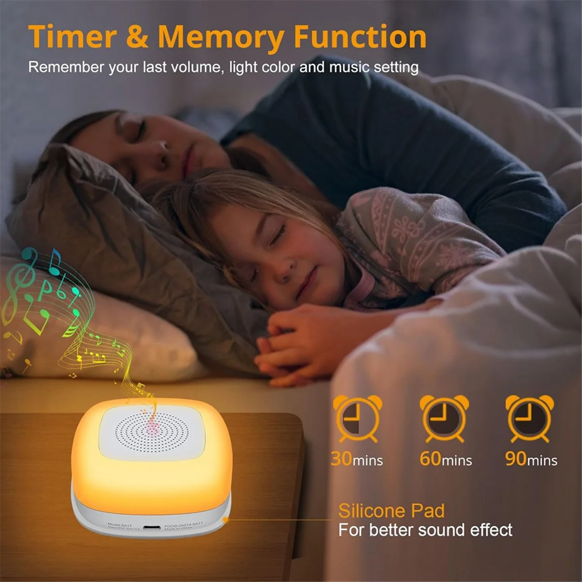 NEW!! Wireless White Noise Machine Sound Machine 30 Sounds Sleeping Aid ,7 Colour Baby Night Light with 3min Recording
NEW!! Wireless White Noise Machine Sound Machine 30 Sounds Sleeping Aid ,7 Colour Baby Night Light with 3min Recording