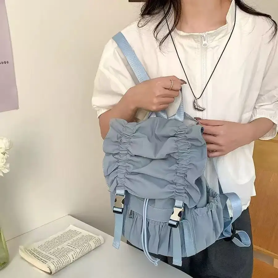 2025 New Academy Style Backpack Large Capacity Lightweight Nylon Bag Folded Backpack Fashion Shoulder Bag
2025 New Academy Style Backpack Large Capacity Lightweight Nylon Bag Folded Backpack Fashion Shoulder Bag