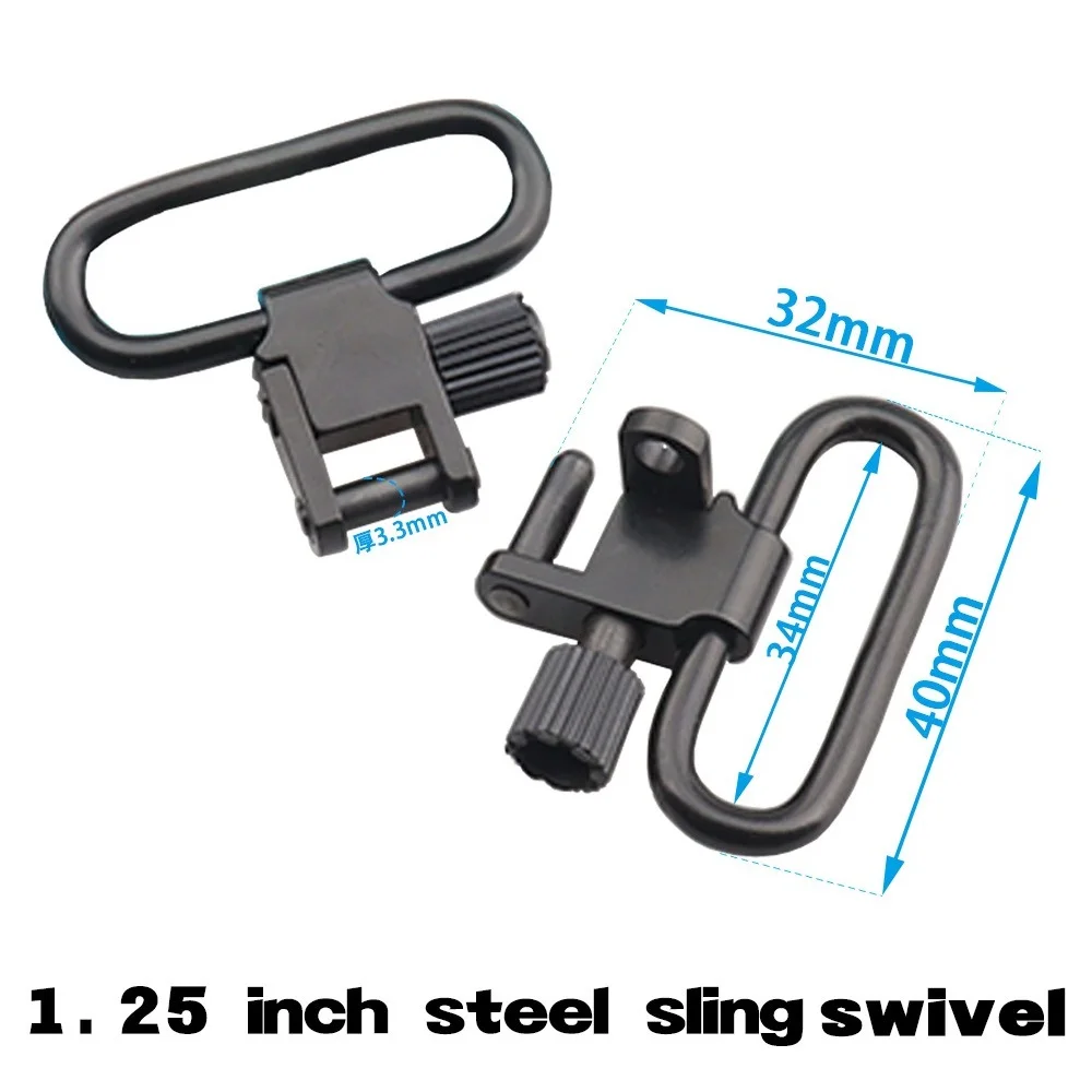 2PC Tactical QD Sling Swivel Mount Quick Release 360° Adapter Gun Sling Swivel Buckle Mount Attachment Adapter Rifle Accessory
2PC Tactical QD Sling Swivel Mount Quick Release 360° Adapter Gun Sling Swivel Buckle Mount Attachment Adapter Rifle Accessory
