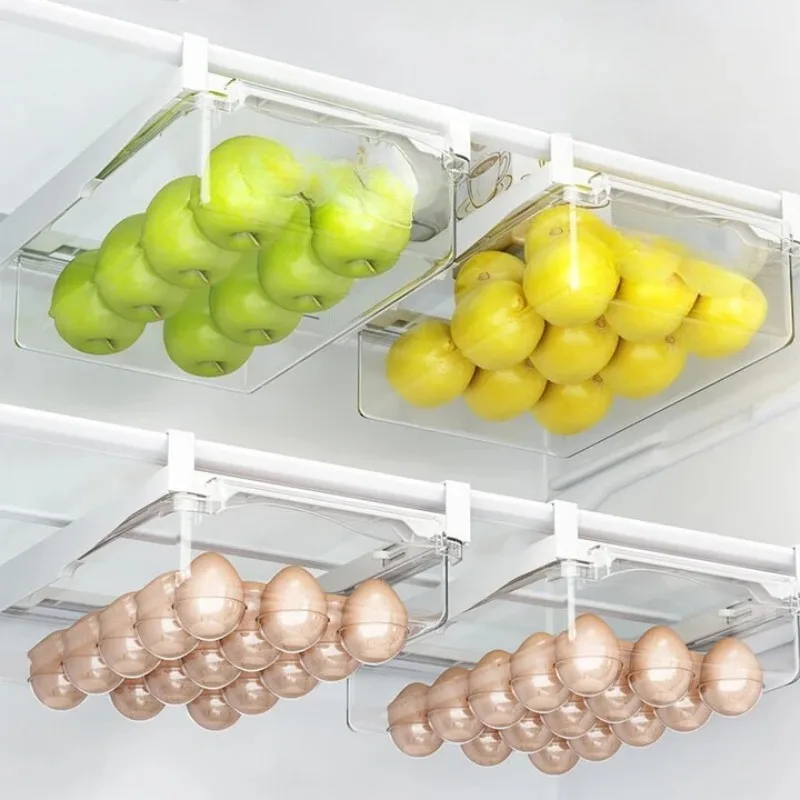Additive refrigerator drawer storage box hanging basket hanging eggs inside, kitchen fresh-keeping frozen shelf support artifact
Additive refrigerator drawer storage box hanging basket hanging eggs inside, kitchen fresh-keeping frozen shelf support artifact