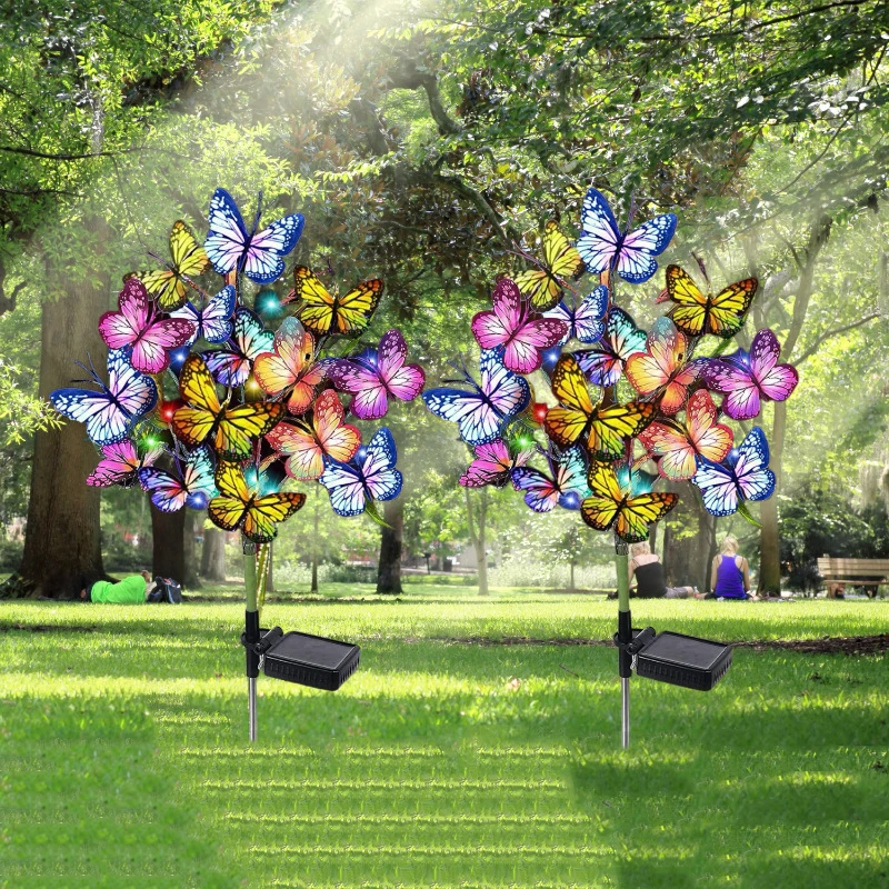 Solar Powered Simulation Butterfly Flower Lamp Lawn Lamp Outdoor Garden Villa Atmosphere Decoration Courtyard Colorful Lamp
Solar Powered Simulation Butterfly Flower Lamp Lawn Lamp Outdoor Garden Villa Atmosphere Decoration Courtyard Colorful Lamp