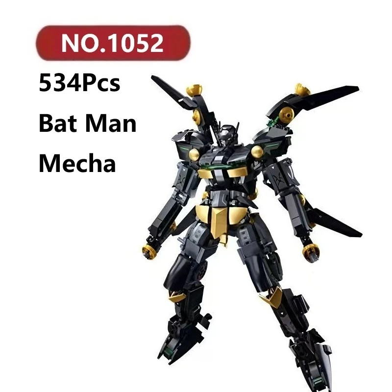 SLUBAN Myth Mecha Black Bat Hero Building Blocks, Assembly Puzzle Toy, DIY Model Desktop Ornament
SLUBAN Myth Mecha Black Bat Hero Building Blocks, Assembly Puzzle Toy, DIY Model Desktop Ornament