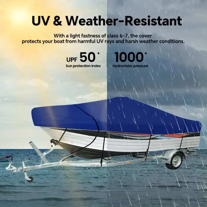STLF HOMFUL Center Console Boat Cover Fishing Marine Boat Cover Waterproof 600D Pigment Polyester
STLF HOMFUL Center Console Boat Cover Fishing Marine Boat Cover Waterproof 600D Pigment Polyester