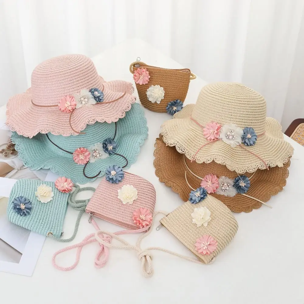 Hat Shoulder Bag Summer Travel Flower Kids Handbag Children Straw Hat Sun Visor Hat Korean Style Girl Cap Same Style Bags
Hat Shoulder Bag Summer Travel Flower Kids Handbag Children Straw Hat Sun Visor Hat Korean Style Girl Cap Same Style Bags