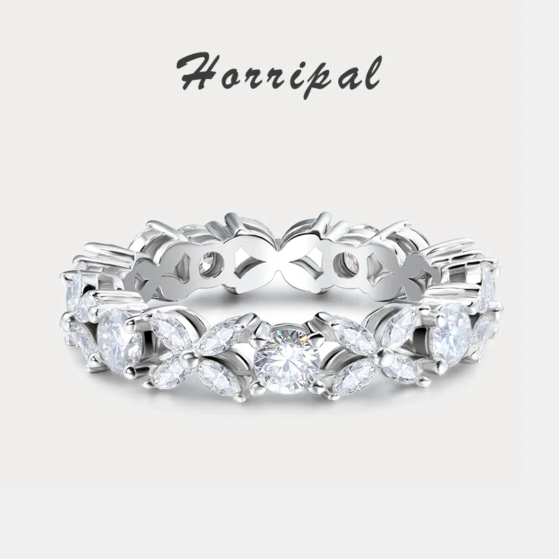 D VVS1 Marquise Moissanite Ring for Women Full Diamond S925 Sterling Silver Plated 18k White Gold Wedding Ring Fine Jewelry Gift
D VVS1 Marquise Moissanite Ring for Women Full Diamond S925 Sterling Silver Plated 18k White Gold Wedding Ring Fine Jewelry Gift