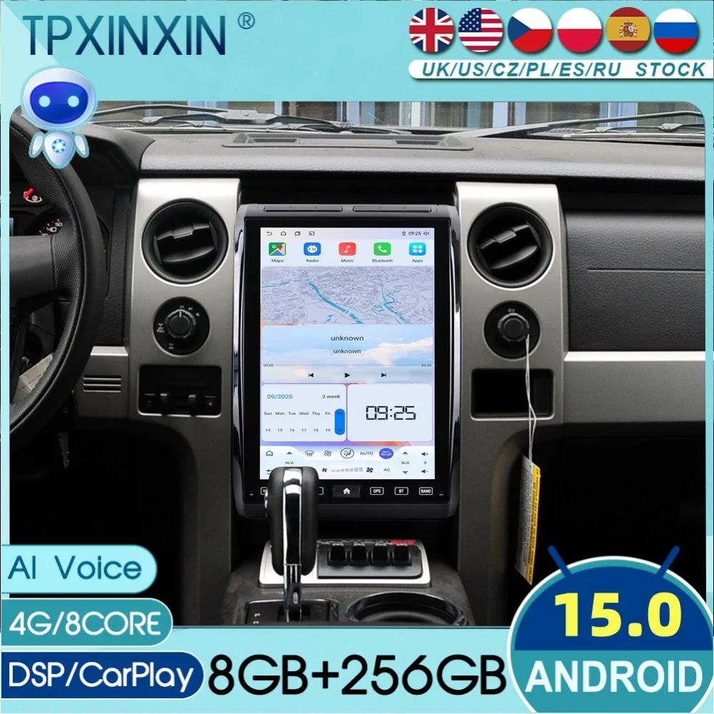 14.5 Inch For Ford F-150 Raptor 2009~2014 Android Carplay Car Radio Stereo Automotive Multimedia Player GPS WiFi 4G BT Head Unit
14.5 Inch For Ford F-150 Raptor 2009~2014 Android Carplay Car Radio Stereo Automotive Multimedia Player GPS WiFi 4G BT Head Unit