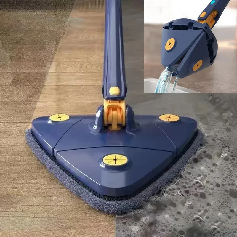 Telescopic Triangle Mop 360° Rotatable Spin Cleaning Mop Adjustable Squeeze Wet and Dry Ceiling Cleaning Home Window Floor Tool
Telescopic Triangle Mop 360° Rotatable Spin Cleaning Mop Adjustable Squeeze Wet and Dry Ceiling Cleaning Home Window Floor Tool