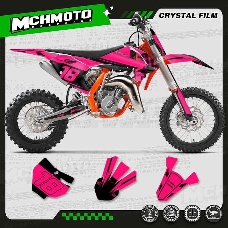 Набор наклеек MCHMFG для индивидуального оформления мотоцикла, графика на заказ, для KTM SX65 SX 65 2016-2023, номер и имя на заказ
Набор наклеек MCHMFG для индивидуального оформления мотоцикла, графика на заказ, для KTM SX65 SX 65 2016-2023, номер и имя на заказ