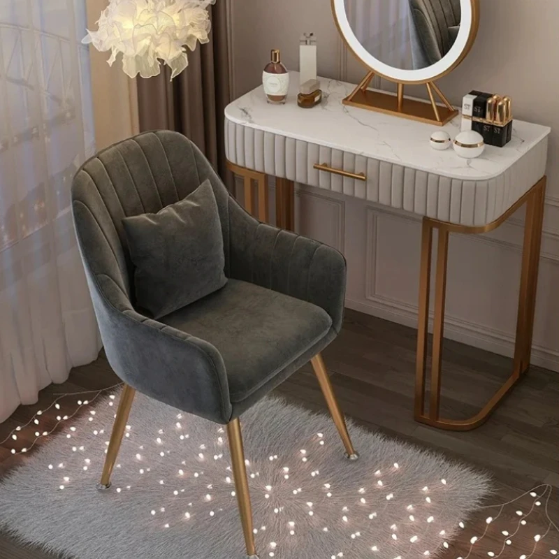 Ins Internet Nordic Luxury Modern Dining Chair Celebrity Manicure Makeup Chair Relaxing Backrest Ergonomic Chair Furniture
Ins Internet Nordic Luxury Modern Dining Chair Celebrity Manicure Makeup Chair Relaxing Backrest Ergonomic Chair Furniture