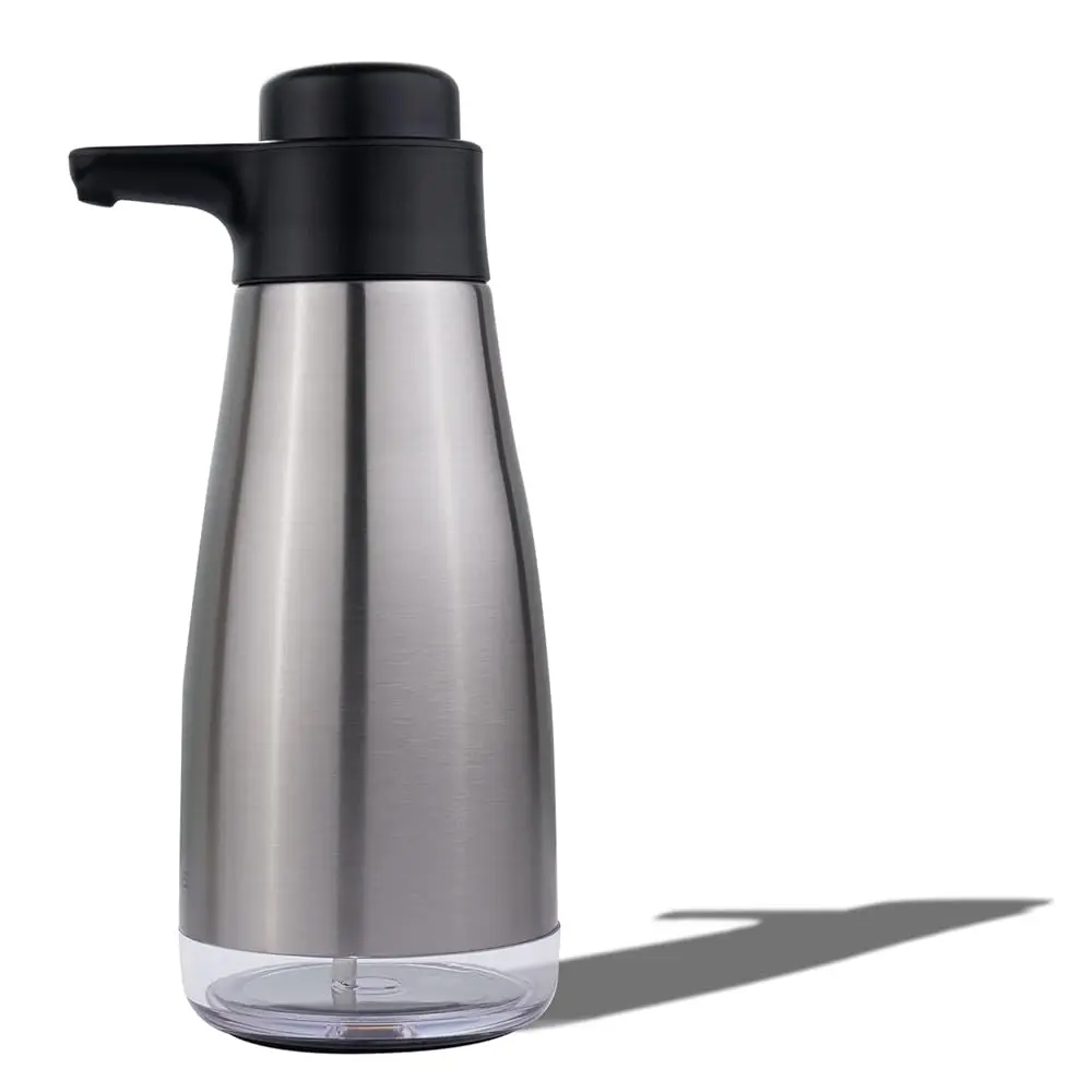 15fl.oz Stainless Steel Liquid Soap Dispenser for Dish and Hand Soap
15fl.oz Stainless Steel Liquid Soap Dispenser for Dish and Hand Soap