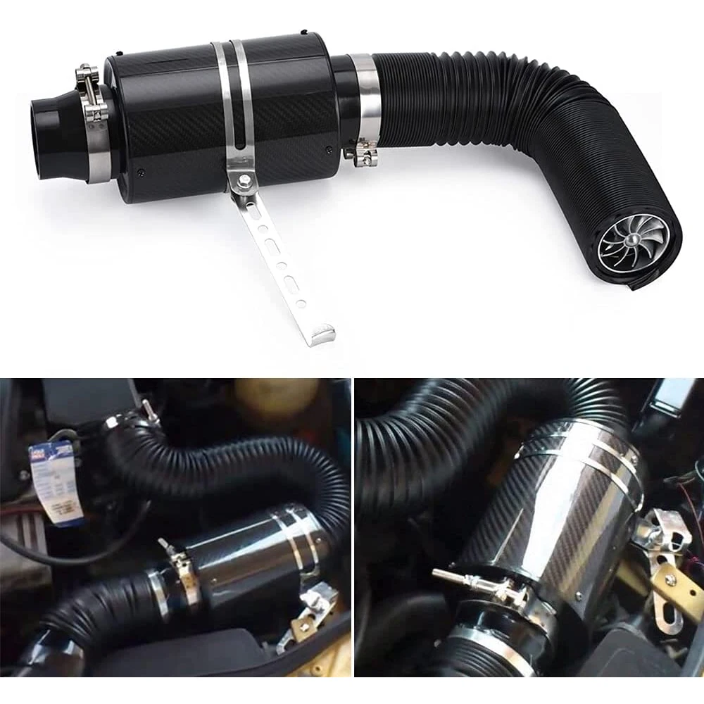 1 Set Universal Car 3 inch Carbon Fibre Cold Air Filter Feed Enclosed Intake Induction Pipe Hose Kit Universal
1 Set Universal Car 3 inch Carbon Fibre Cold Air Filter Feed Enclosed Intake Induction Pipe Hose Kit Universal