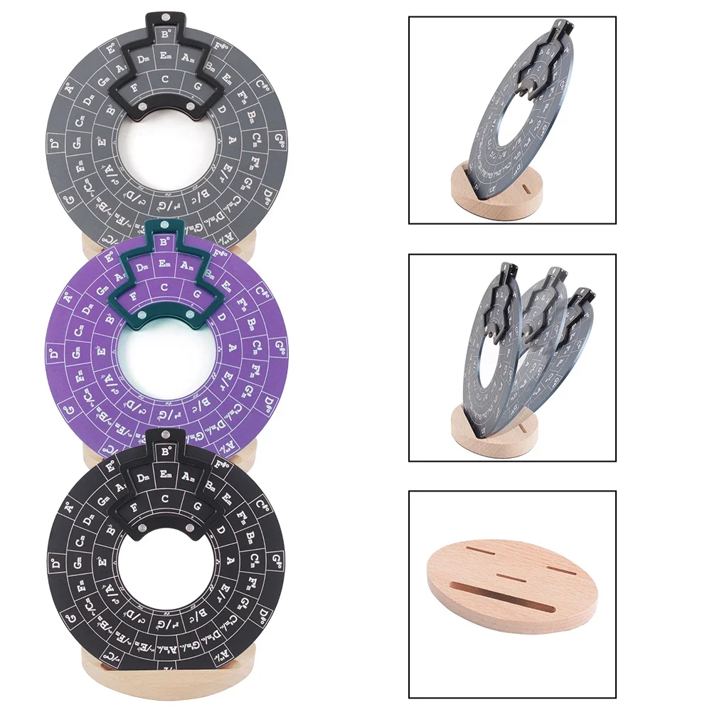 1pc Circle Of Fifth Wheel Metal Melody Tool With Wooden Base For Musical Instrument Black Purple Grey Circle Of Fifth Wheel
1pc Circle Of Fifth Wheel Metal Melody Tool With Wooden Base For Musical Instrument Black Purple Grey Circle Of Fifth Wheel