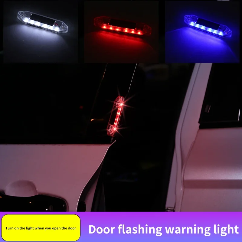 Solar car door-opening warning light, wire-free, anti-door-opening collision, anti-tailgating flashing LED collision warning
Solar car door-opening warning light, wire-free, anti-door-opening collision, anti-tailgating flashing LED collision warning
