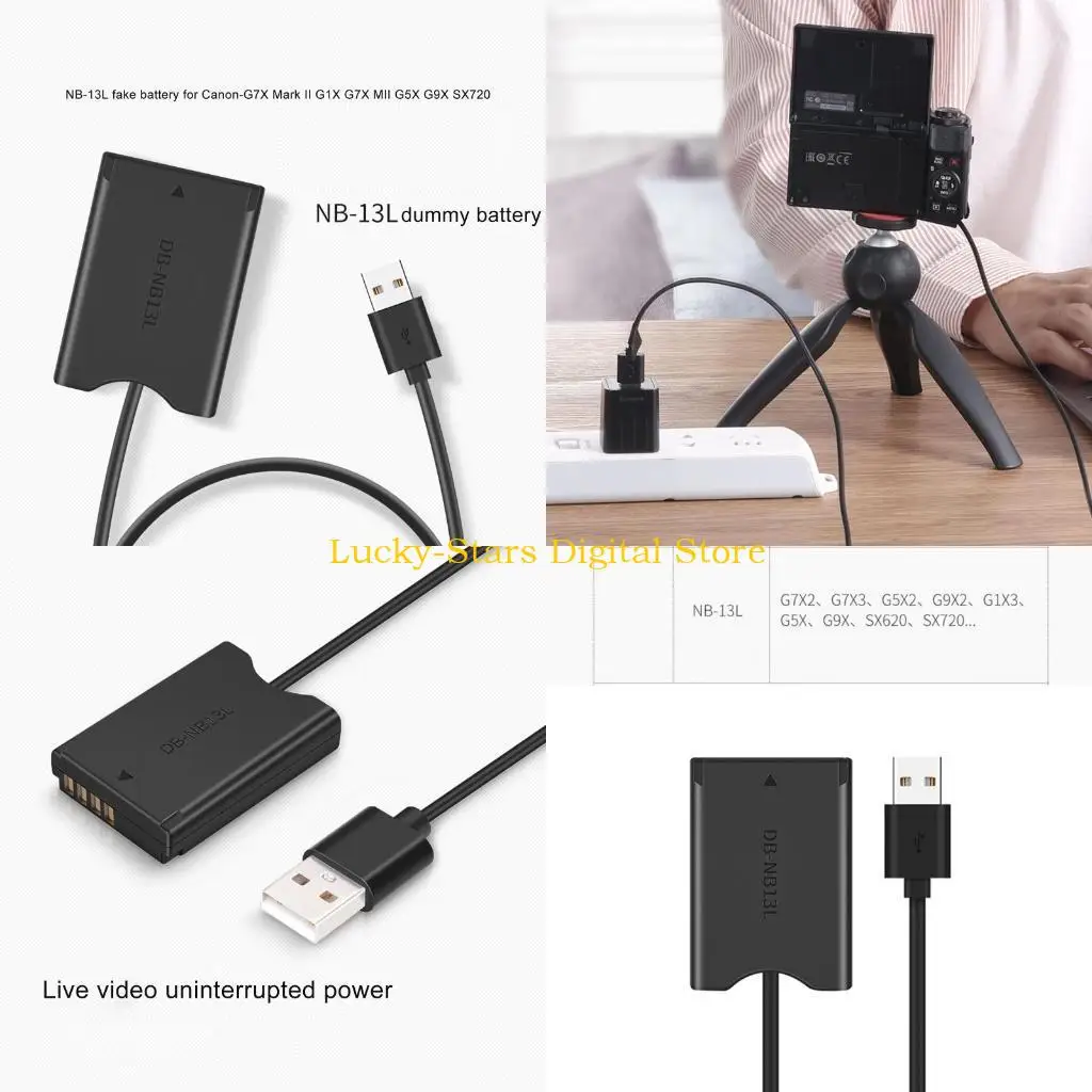 T3EE USB Cable 4.2V 2A 3.7V-4.2V Cable + DR-110, Nb13l for DC Coupler for Fake Battery G7x Mark Ii
T3EE USB Cable 4.2V 2A 3.7V-4.2V Cable + DR-110, Nb13l for DC Coupler for Fake Battery G7x Mark Ii