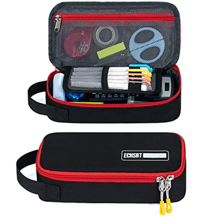 Large Pencil Case, Aesthetic Pen Pouch with Big Capacity, Minimalist Portable Stationery Bag with Handle for Office Organizer A
Large Pencil Case, Aesthetic Pen Pouch with Big Capacity, Minimalist Portable Stationery Bag with Handle for Office Organizer A
