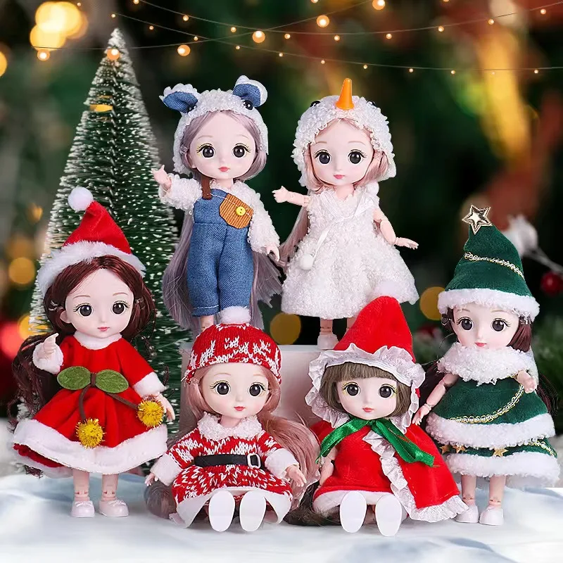 Christmas 16cm Doll With Clothes Accessories Princess Dress Action Figures Doll Loli Dress Up Skirt Girls Kids Doll Toy Gift
Christmas 16cm Doll With Clothes Accessories Princess Dress Action Figures Doll Loli Dress Up Skirt Girls Kids Doll Toy Gift