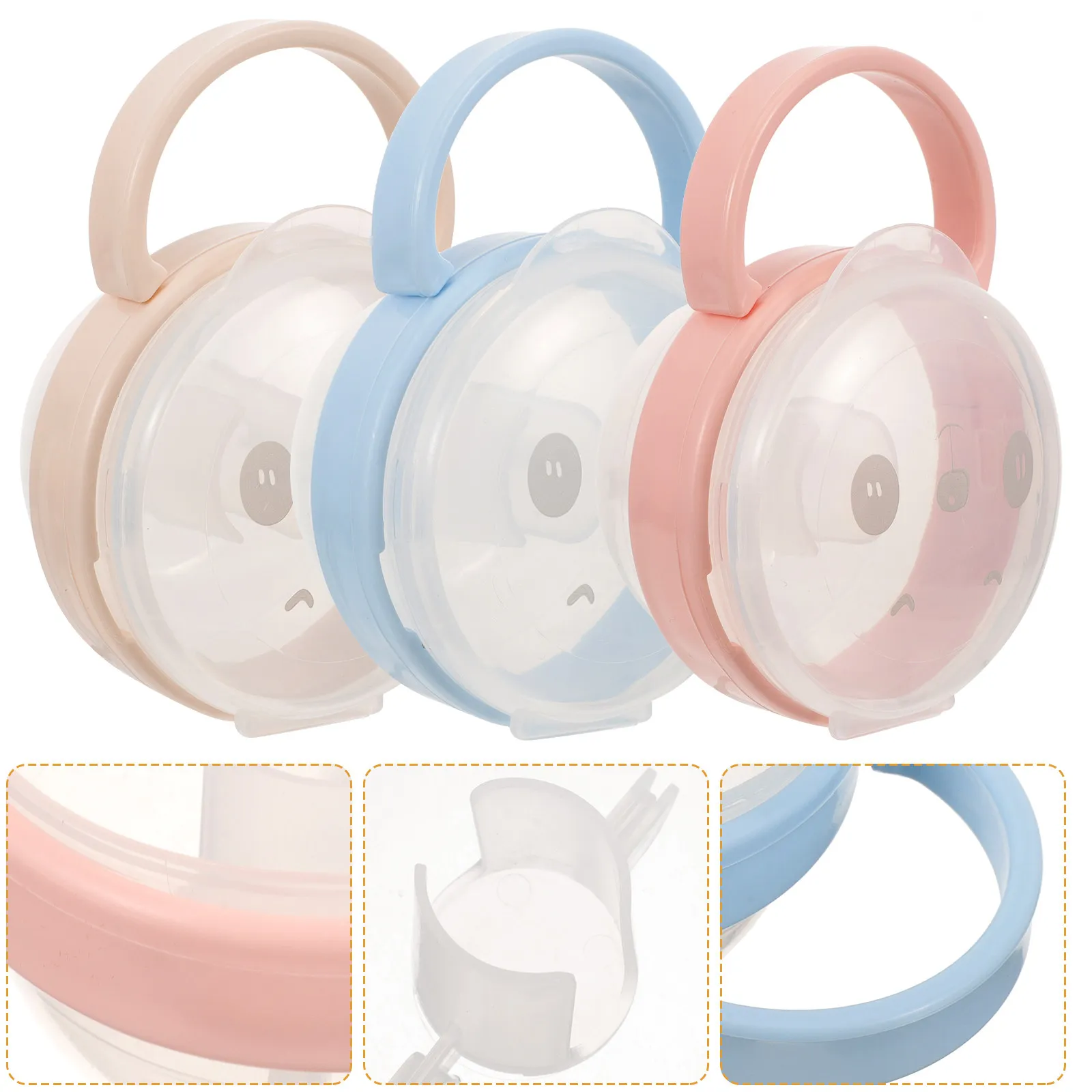 3Pcs Pacifier Storage Box Compact Portable Baby Pacifier Case Infant Travel Organizer Holder Teether Container
3Pcs Pacifier Storage Box Compact Portable Baby Pacifier Case Infant Travel Organizer Holder Teether Container
