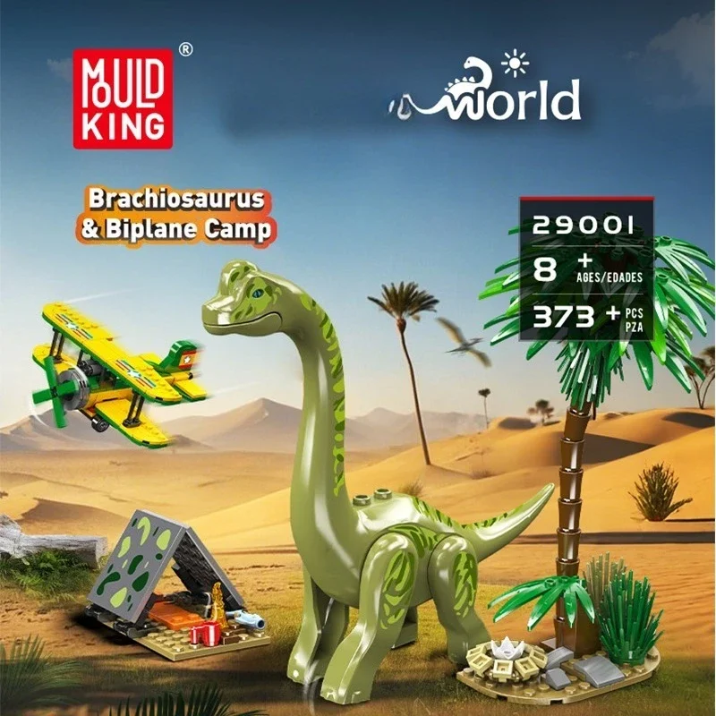 29001 373PCS Brachiosaurus Camp Building Blocks Dinosaur Egg Model Kit Small Particle Assembled Ornaments Toys Kid Birthday Gift
29001 373PCS Brachiosaurus Camp Building Blocks Dinosaur Egg Model Kit Small Particle Assembled Ornaments Toys Kid Birthday Gift