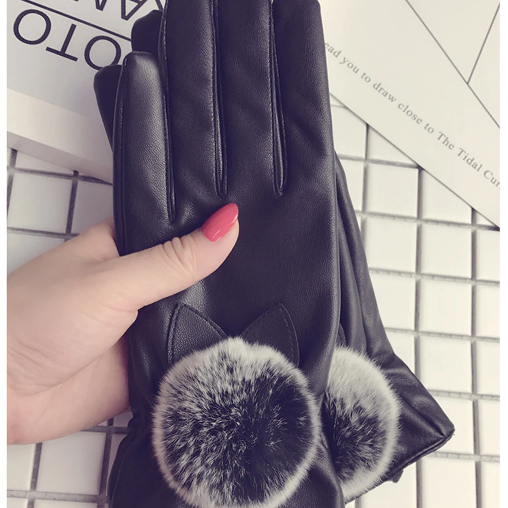 Touch Screen Warm Gloves for Women Black Winter Cycling Thicken Liner Elastic Average Size Separate Fingers Gardening
Touch Screen Warm Gloves for Women Black Winter Cycling Thicken Liner Elastic Average Size Separate Fingers Gardening