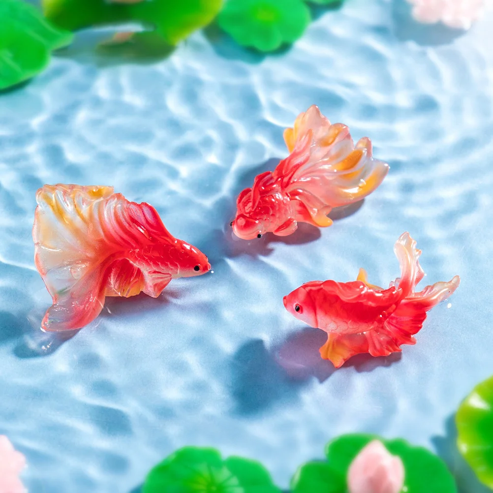 6Pcs Miniature Resin Goldfish Aquarium Decor Realistic Fish Tank Accessories Micro Landscape DIY Home Office Aquarium Statue
6Pcs Miniature Resin Goldfish Aquarium Decor Realistic Fish Tank Accessories Micro Landscape DIY Home Office Aquarium Statue