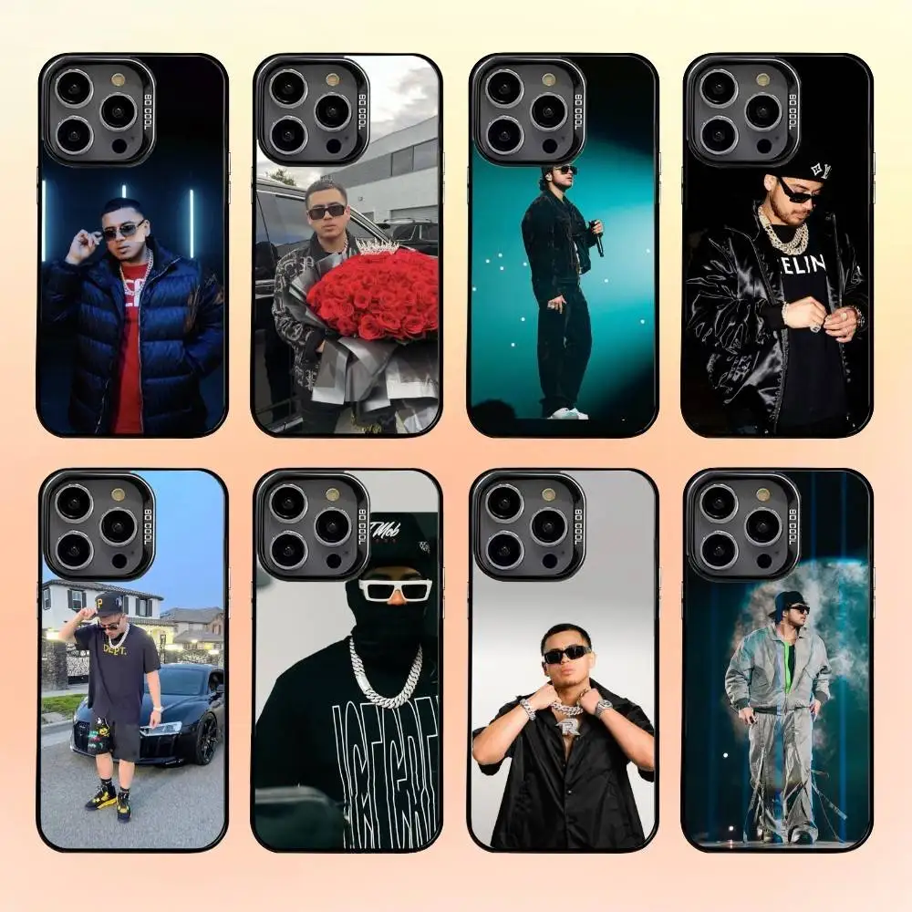 Rapper JOP F-Fuerza Regida Phone Case For iPhone16 15 14 13 12 Pro Max Grey Black Matte Laser Metallic Aurora Funda
Rapper JOP F-Fuerza Regida Phone Case For iPhone16 15 14 13 12 Pro Max Grey Black Matte Laser Metallic Aurora Funda