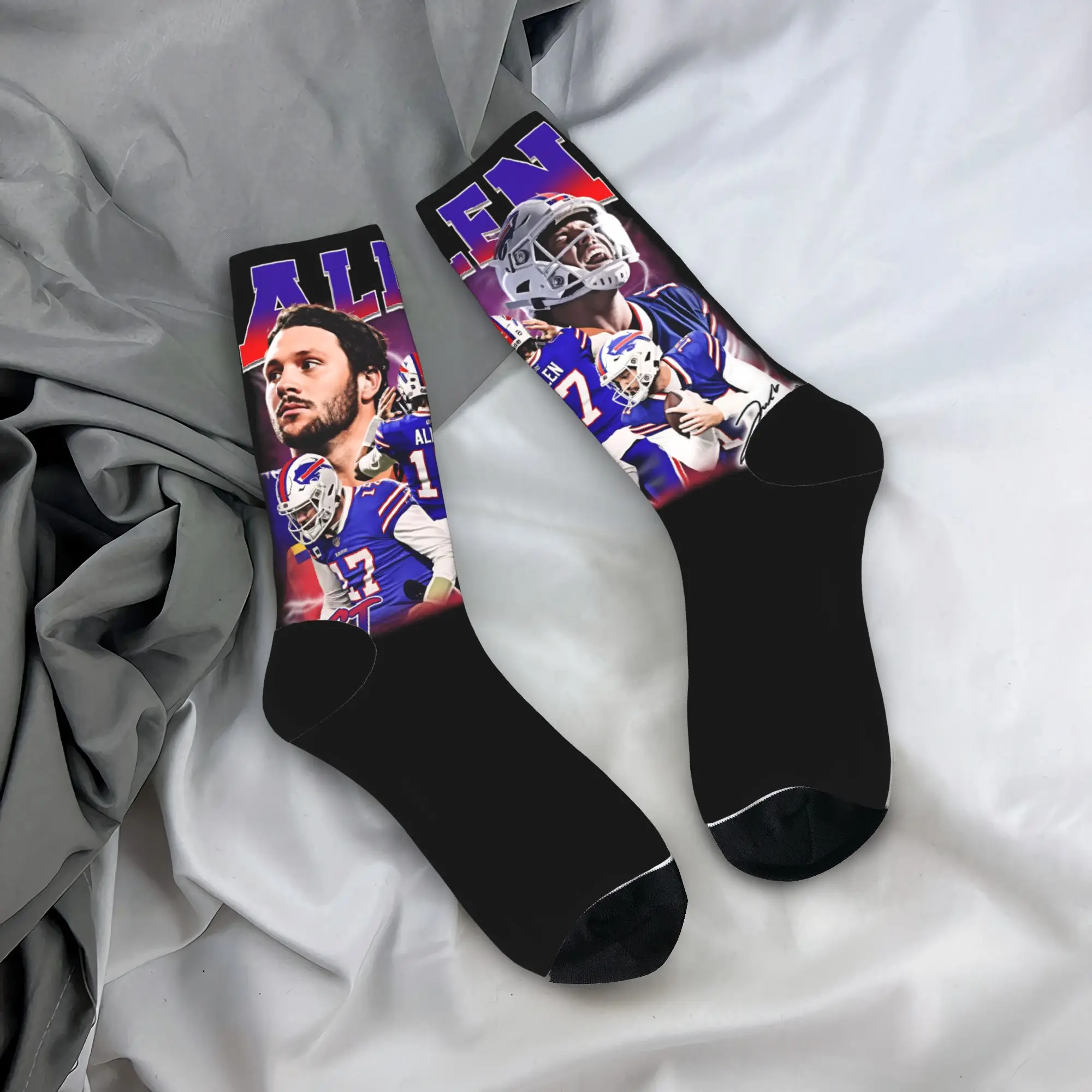 Josh Allen Socks Gothic Stockings Adults Men Comfortable Running Sports Socks Autumn Pattern Anti Bacterial Socks
Josh Allen Socks Gothic Stockings Adults Men Comfortable Running Sports Socks Autumn Pattern Anti Bacterial Socks
