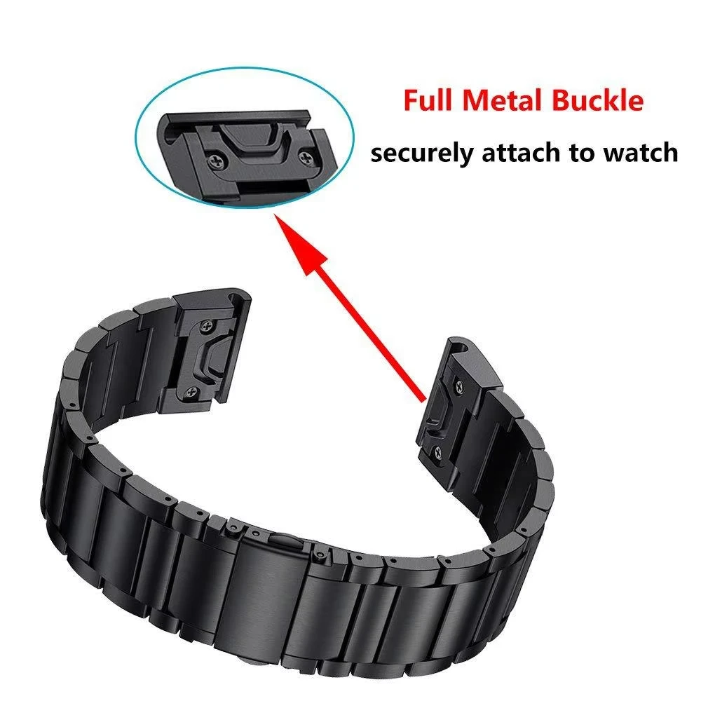 Quick Fit 26mm 22mm 20mm Metal Strap For Garmin Tactix 8 Fenix 8/E 7X 6X Stainless Steel Bracelet Enduro 3 Forerunner 965 Band
Quick Fit 26mm 22mm 20mm Metal Strap For Garmin Tactix 8 Fenix 8/E 7X 6X Stainless Steel Bracelet Enduro 3 Forerunner 965 Band