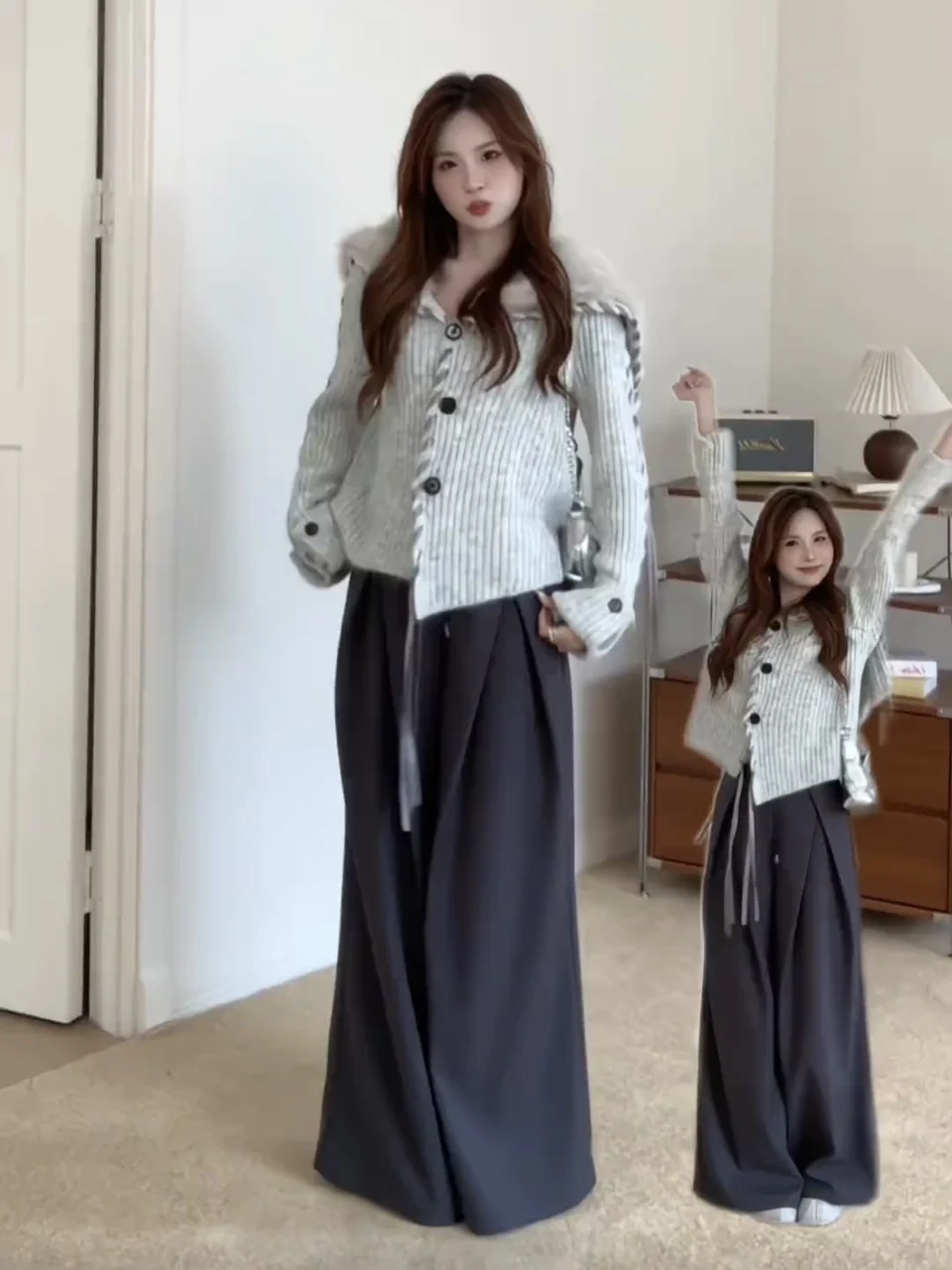 Корейский пушистый вязаный открытый кардиган, свитер, женский осенне-зимний дизайн Aosphere, верхняя одежда свободного покроя, длинный све
Корейский пушистый вязаный открытый кардиган, свитер, женский осенне-зимний дизайн Aosphere, верхняя одежда свободного покроя, длинный све