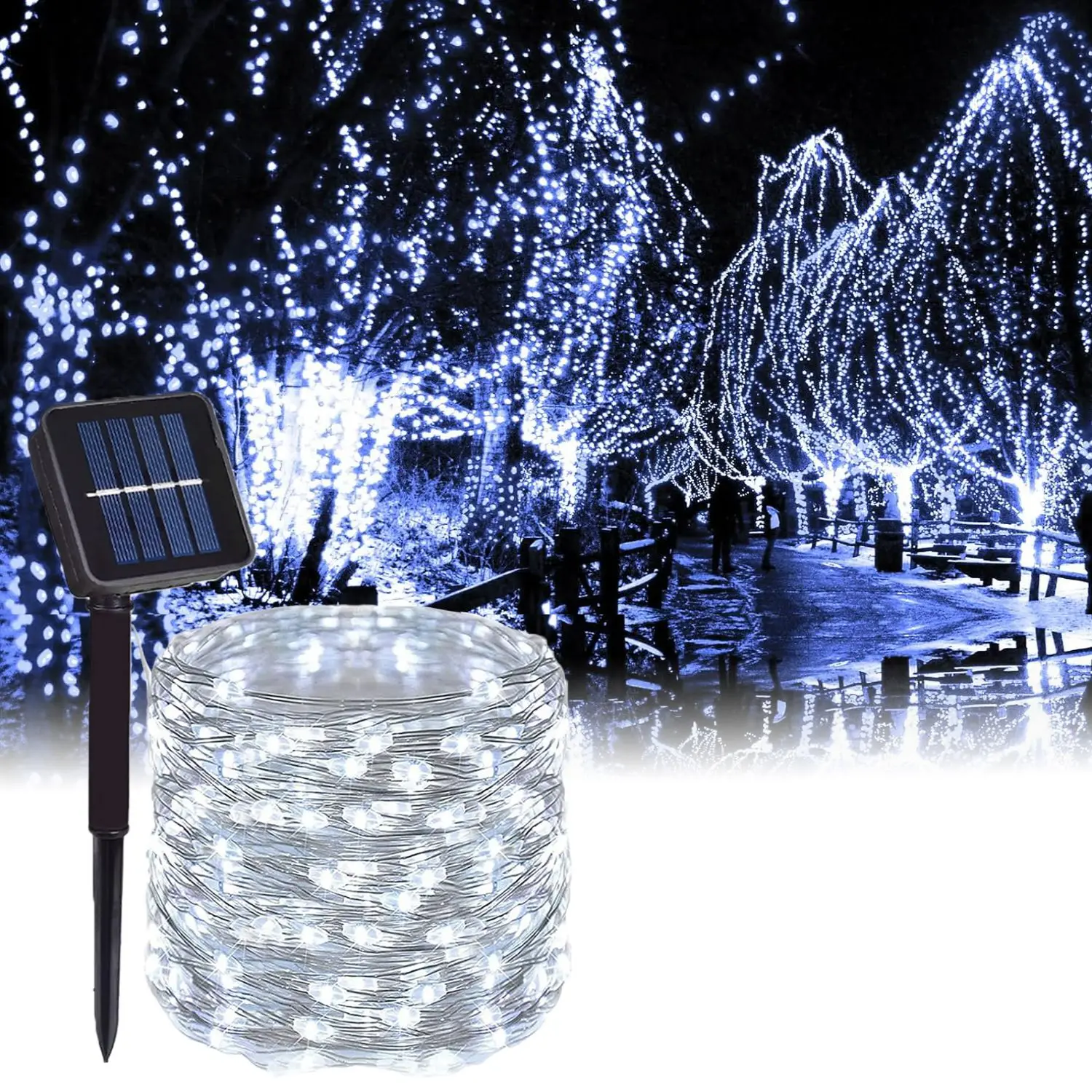 1pc 22.97ft 50led/39.37ft100led Solar Powered Fairy Lights, 8 Modes, Warm White, White, Multicolor for Garden/Yard/Tree/Holiday/
1pc 22.97ft 50led/39.37ft100led Solar Powered Fairy Lights, 8 Modes, Warm White, White, Multicolor for Garden/Yard/Tree/Holiday/