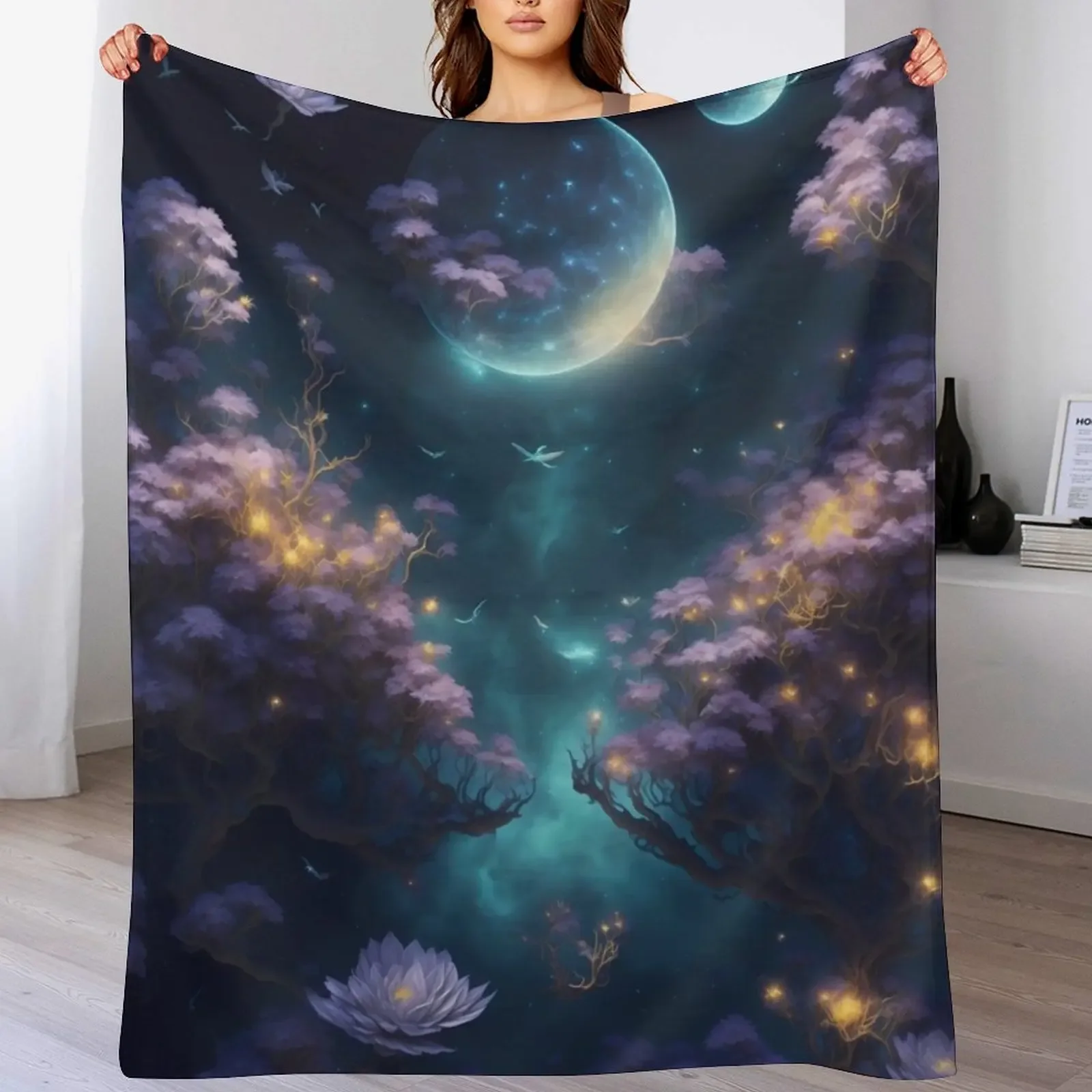 Celestial Gardens C Throw Blanket Warm Accent Blanket for Living Room Decoration
Celestial Gardens C Throw Blanket Warm Accent Blanket for Living Room Decoration