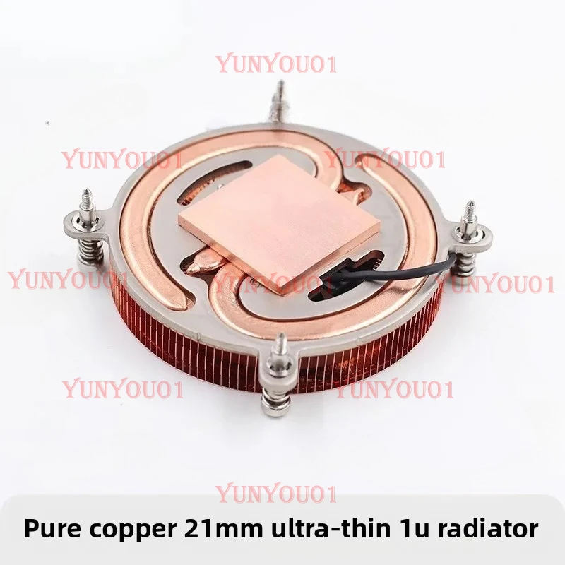 Desktop Computer CPU Down-pressing, Ultra-thin 1U Pure Copper Heat Pipe Silent Radiator Fan
Desktop Computer CPU Down-pressing, Ultra-thin 1U Pure Copper Heat Pipe Silent Radiator Fan