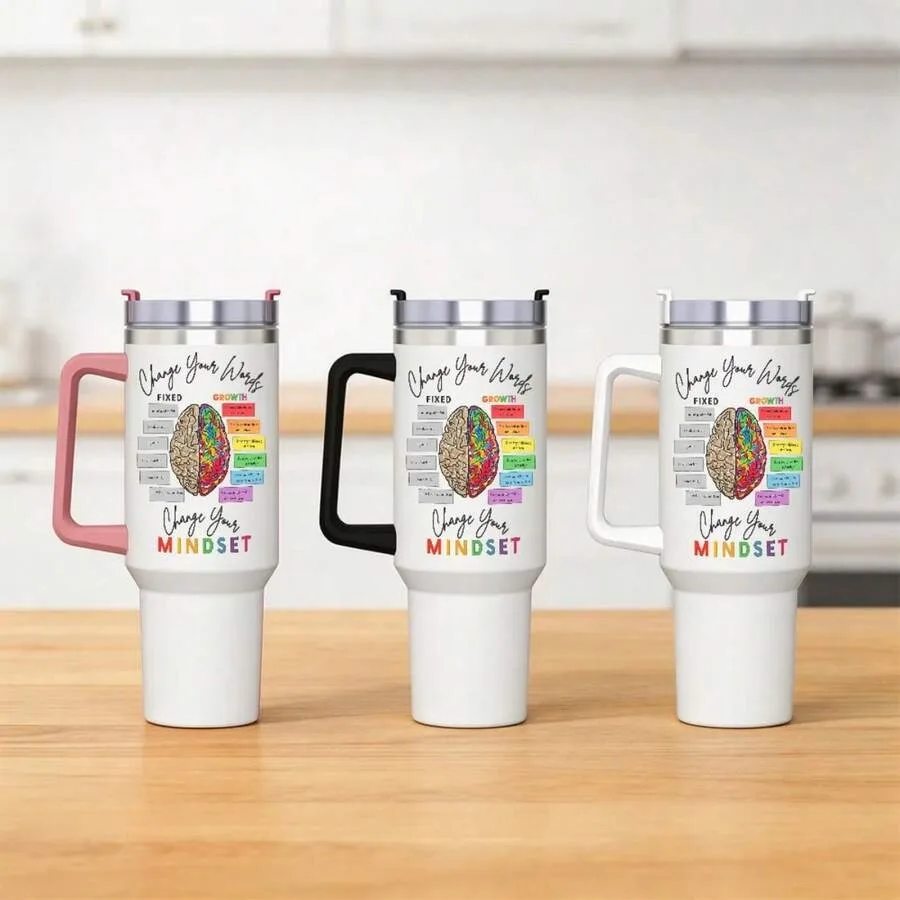 40oz Colorful Growth Mindset Brain Large Tumbler Cup With Straw Vacuum ulated Stainless Steel Travel
40oz Colorful Growth Mindset Brain Large Tumbler Cup With Straw Vacuum ulated Stainless Steel Travel