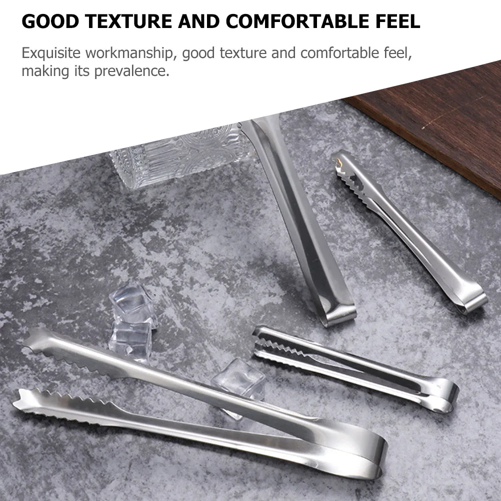 10Pcs Ice Tong Stainless Steel Professional Ice Serving Clip for Home Bar Coffee Tea Sugar Tongs Small Food Tong
10Pcs Ice Tong Stainless Steel Professional Ice Serving Clip for Home Bar Coffee Tea Sugar Tongs Small Food Tong