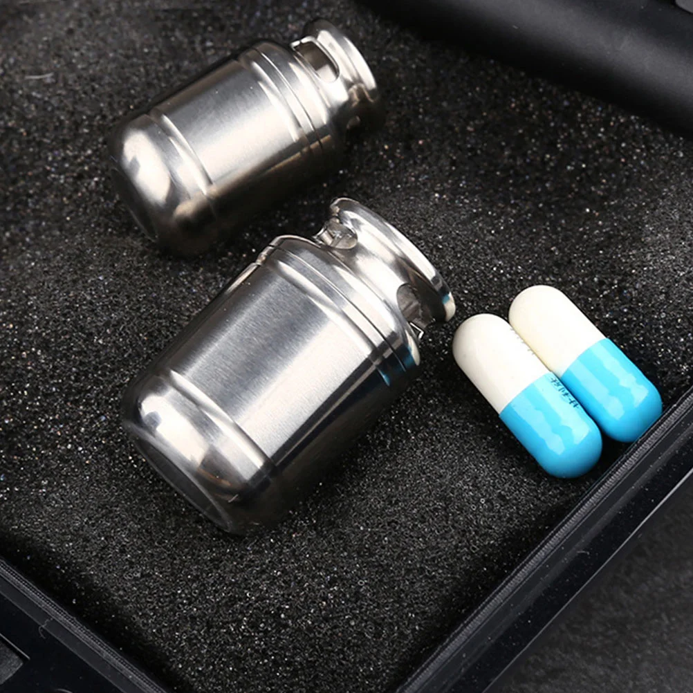 Titanium Waterproof Pill Container Keychain Lightweight High Precision Outdoor Travel Emergency Pill Case Holder
Titanium Waterproof Pill Container Keychain Lightweight High Precision Outdoor Travel Emergency Pill Case Holder