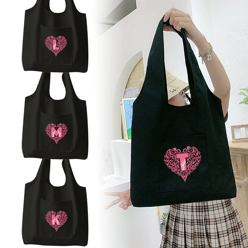 Women's Handbag Fashionable Shopping Bag Shoulder Bag Casual Pink Love Letter Initial Pattern Printed Handbag Commuting Vest Bag
Women's Handbag Fashionable Shopping Bag Shoulder Bag Casual Pink Love Letter Initial Pattern Printed Handbag Commuting Vest Bag