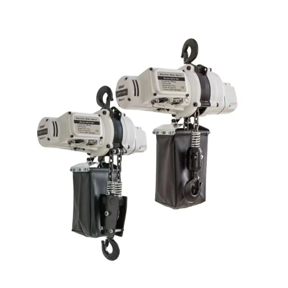 New Single Phase Light Weight 250kg 500kg 1000kg Mini Electric Chain Hoist Metal for Hotels with Good Quality
New Single Phase Light Weight 250kg 500kg 1000kg Mini Electric Chain Hoist Metal for Hotels with Good Quality