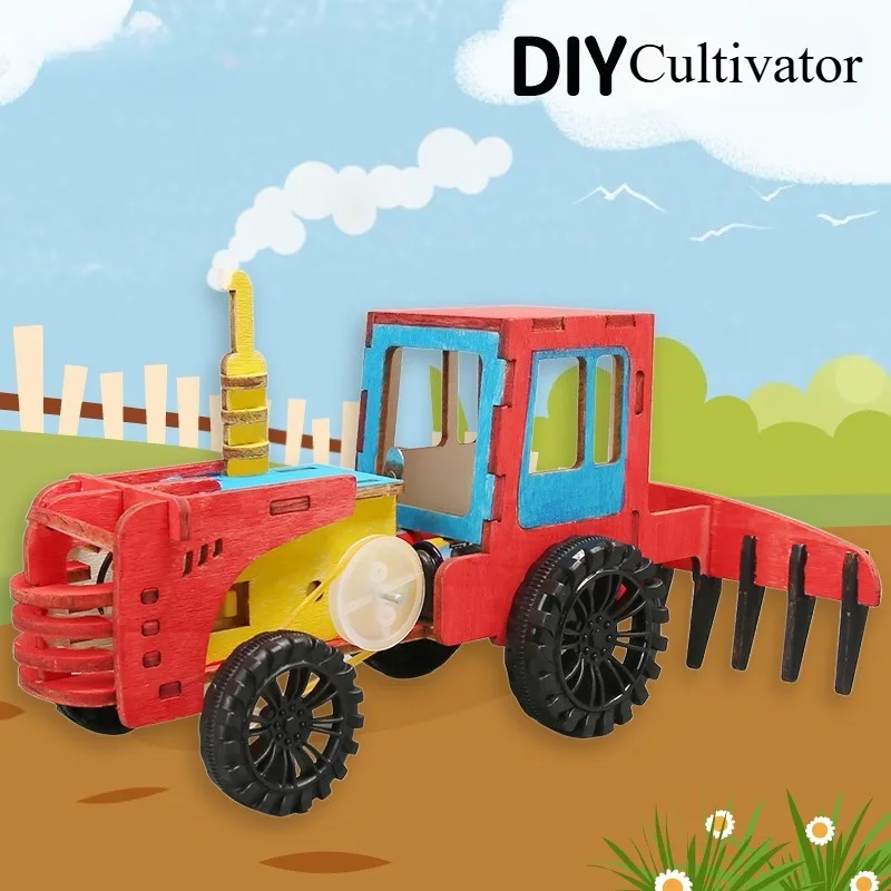 Farming Tractor Vehicle Children's Diy Hand-Assembled Model Diy 3d Wooden Puzzle Science And Education Toys
Farming Tractor Vehicle Children's Diy Hand-Assembled Model Diy 3d Wooden Puzzle Science And Education Toys