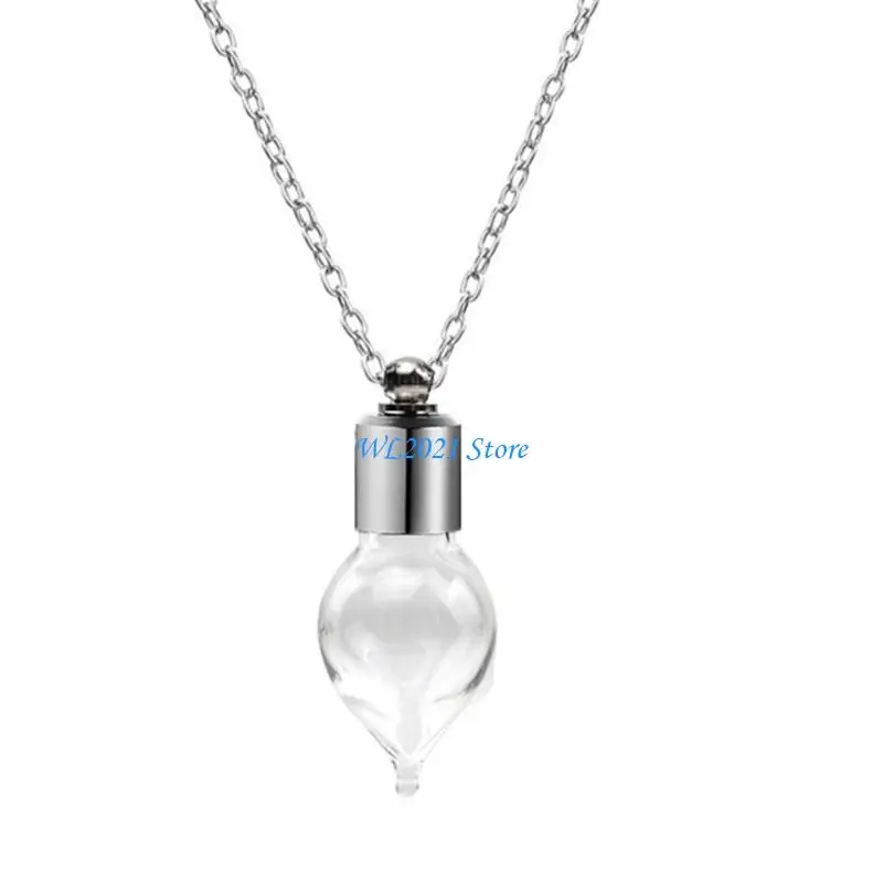 G5GC Secure Glass Bottle Pendant Necklace with Easy to Open Closure for Daily Wear
G5GC Secure Glass Bottle Pendant Necklace with Easy to Open Closure for Daily Wear