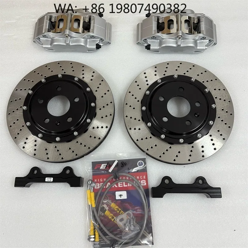 5200 4 Piston Racing Brake Caliper Kit High Performance Modified Brake System 330*28mm Disc For 17 Inch Universal Wheel Rim
5200 4 Piston Racing Brake Caliper Kit High Performance Modified Brake System 330*28mm Disc For 17 Inch Universal Wheel Rim