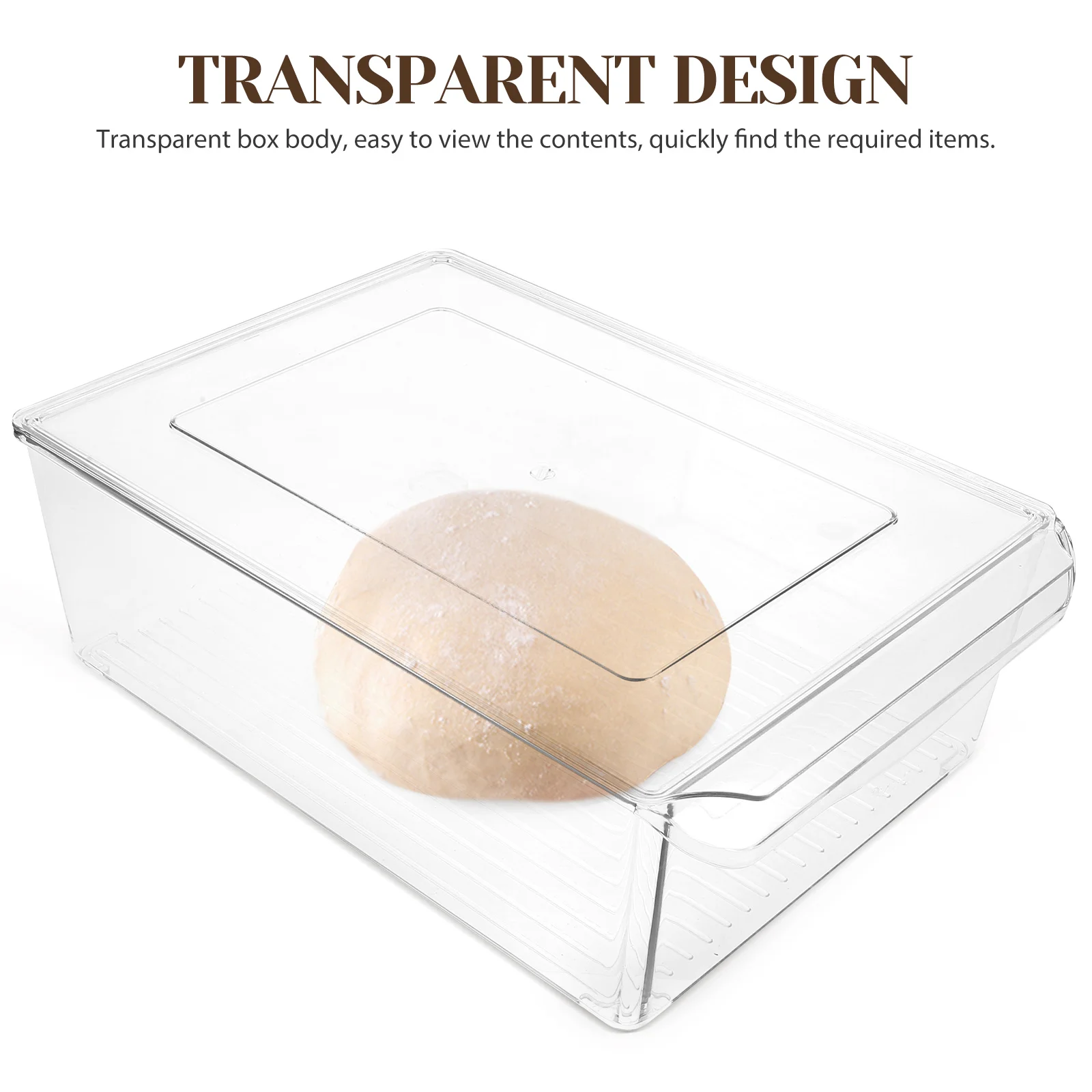 Multi Functional Dough Proofing Box Food Grade Storage Container For Fridge Meat Fruit Transparent Reusable Container Ideal Gift
Multi Functional Dough Proofing Box Food Grade Storage Container For Fridge Meat Fruit Transparent Reusable Container Ideal Gift