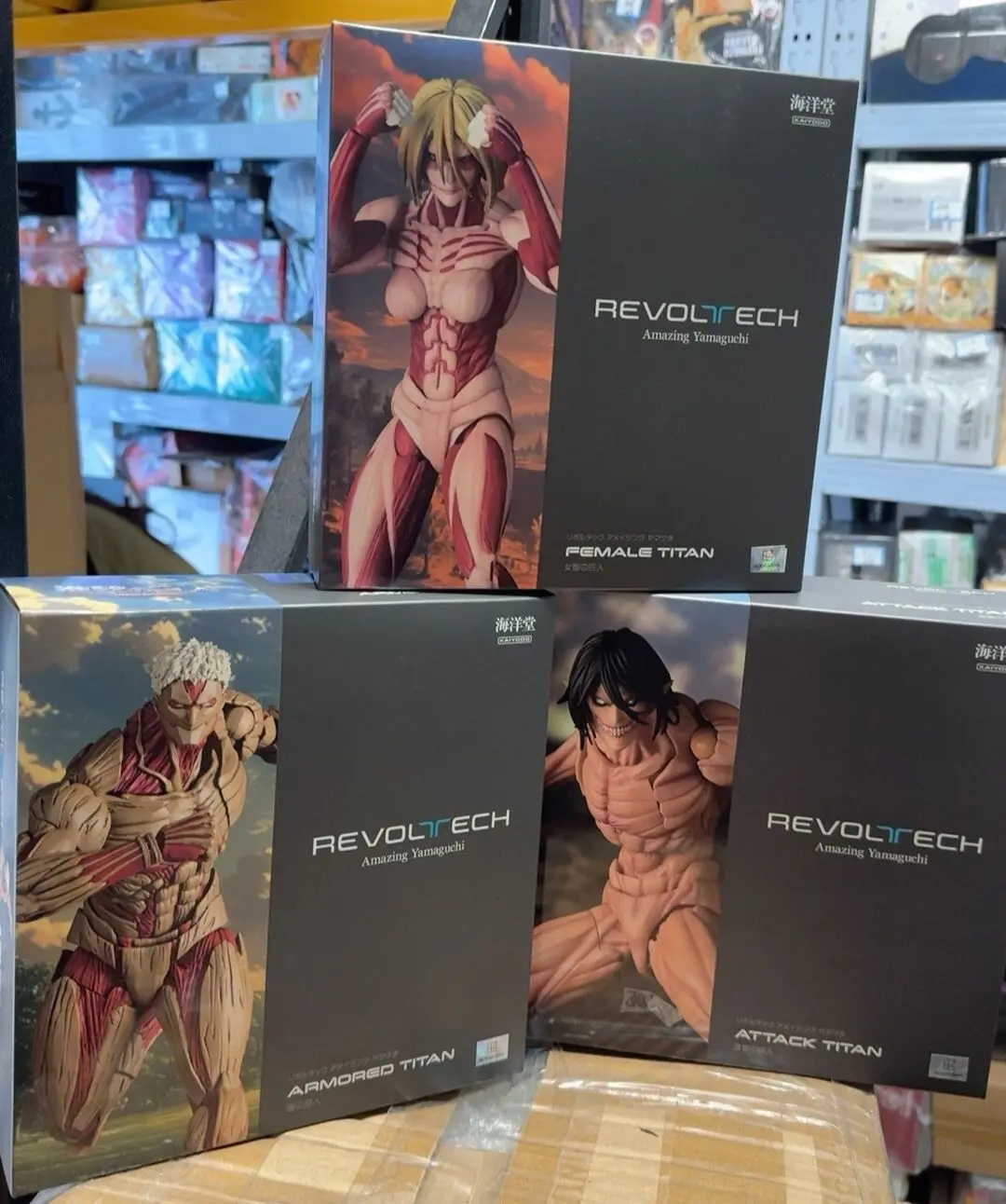Original Kaiyodo Attack on Titan Amazing Yamaguchi Revoltech NR068 Female Titan Annie Leonhart in Stock Figures Model Toys
Original Kaiyodo Attack on Titan Amazing Yamaguchi Revoltech NR068 Female Titan Annie Leonhart in Stock Figures Model Toys