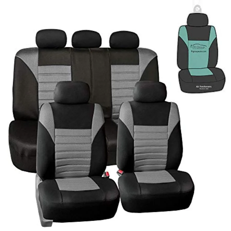 Автомобильные чехлы для сидений, полный комплект, премиум-класса, 3D Air Mesh, для передних сидений, совместимые с подушками безопасности, чехлы для заднего ряда, универсальные, Int
Автомобильные чехлы для сидений, полный комплект, премиум-класса, 3D Air Mesh, для передних сидений, совместимые с подушками безопасности, чехлы для заднего ряда, универсальные, Int