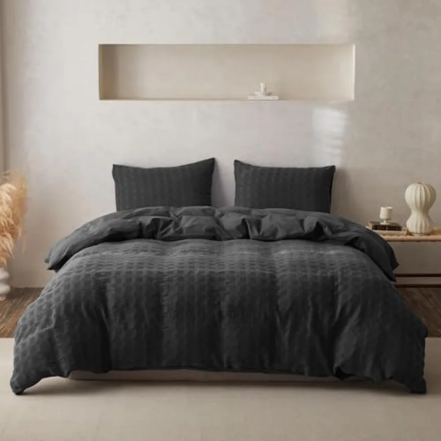 100% Cotton Duvet Cover Set Waffle Weave 3PCS 1 Comforter Cover 2 Pillow Shams Reversible Soft Skin-Friendly Breathable Shabby
100% Cotton Duvet Cover Set Waffle Weave 3PCS 1 Comforter Cover 2 Pillow Shams Reversible Soft Skin-Friendly Breathable Shabby