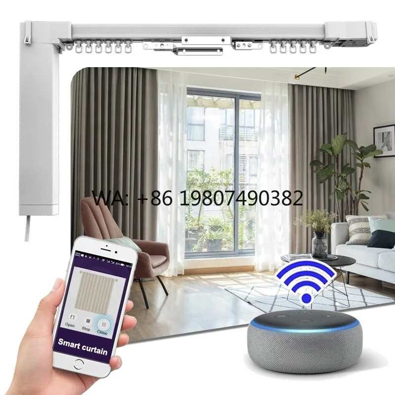 Smart Motorized Curtain Tuya Electric Automatic Curtain Remote Control for Home Bedroom Living Room Windows
Smart Motorized Curtain Tuya Electric Automatic Curtain Remote Control for Home Bedroom Living Room Windows