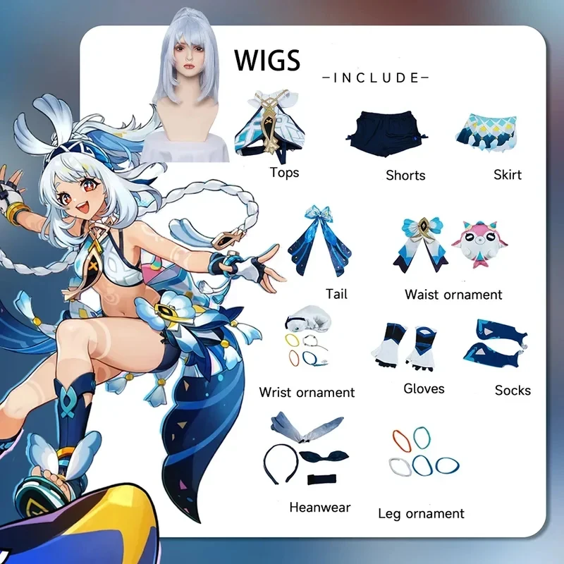 ☆YunCos Mualani Cosplay Genshin Impact Natlan Anime Role Play Costume Carnival Party Suit Halloween Wig Game Character Outfit c☆
☆YunCos Mualani Cosplay Genshin Impact Natlan Anime Role Play Costume Carnival Party Suit Halloween Wig Game Character Outfit c☆