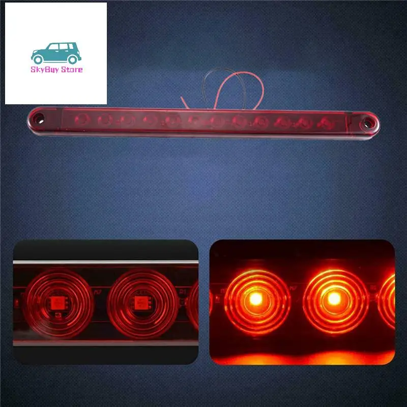 2X 12LED Stop Light Tail 12V Brake Lamp Bar Truck Trailer Lorry Bus Brake Identfication Lights
2X 12LED Stop Light Tail 12V Brake Lamp Bar Truck Trailer Lorry Bus Brake Identfication Lights