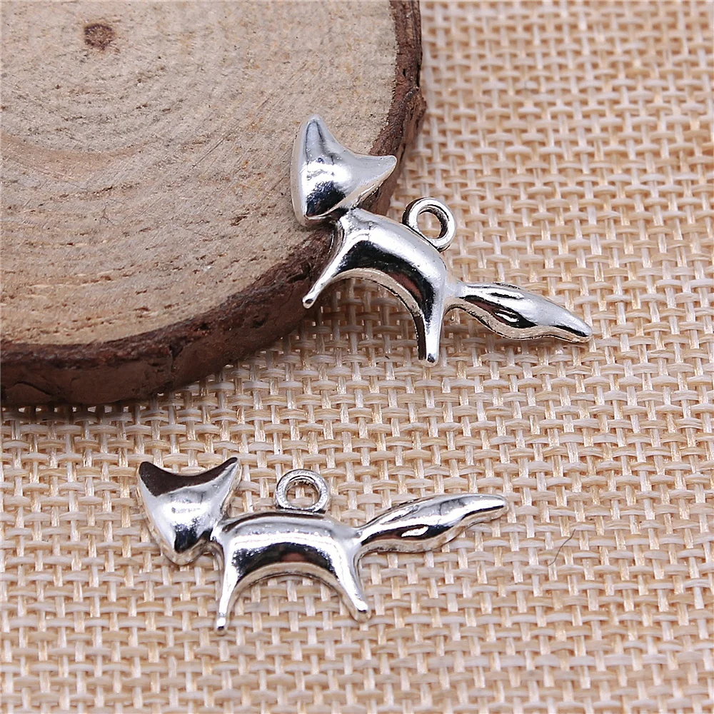 Wholesale 200pcs/bag Charms Wholesale Fox DIY Jewelry Findings Antique Silver Color 15x29mm Fox Charms Wholesale
Wholesale 200pcs/bag Charms Wholesale Fox DIY Jewelry Findings Antique Silver Color 15x29mm Fox Charms Wholesale