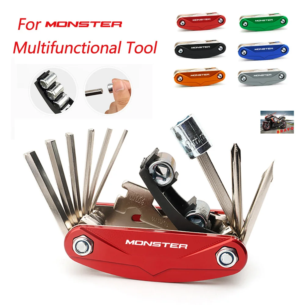 For Ducati MONSTER 695 696 795 796 797 821 Repair Screwdriver Set Hot Deal Multifunctional tool Conbination Tool Accessories
For Ducati MONSTER 695 696 795 796 797 821 Repair Screwdriver Set Hot Deal Multifunctional tool Conbination Tool Accessories