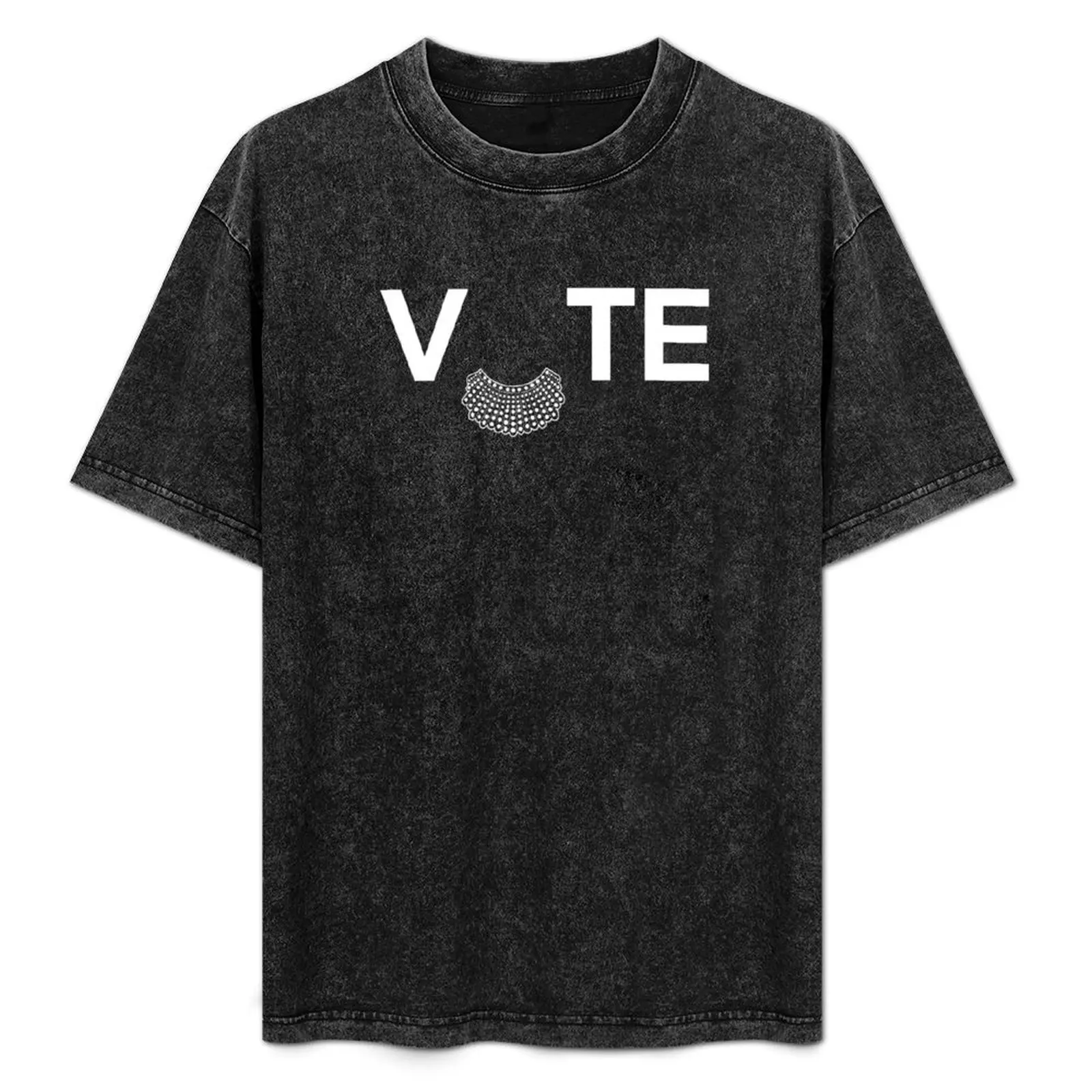 VOTE: RBG (white) T-Shirt Large Size Basic Casual T-Shirt
VOTE: RBG (white) T-Shirt Large Size Basic Casual T-Shirt